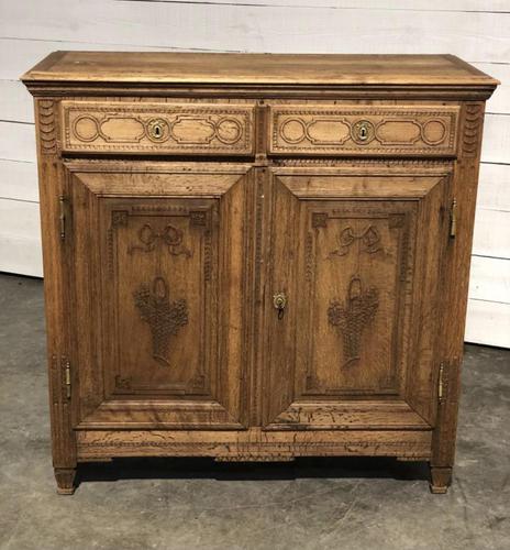 Pretty French Oak 2 Door Buffet (1 of 9)