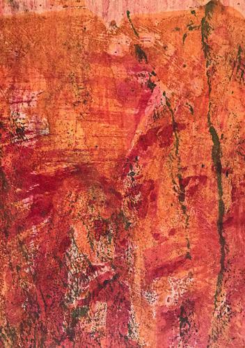 Original thinned oil on card 'Hidden figures' by Ken Walch 1928-2017. Initialed. c.1970 (1 of 1) Original thinned oil on card 'Hidden figures' by Ken Walch 1928-2017. Initialed. c.1970 (1 of 1)