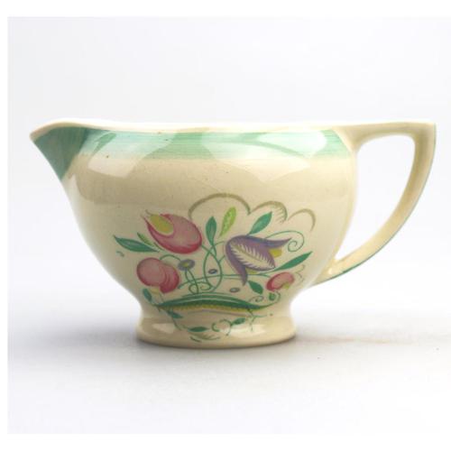 Susie Cooper - Good Art Pottery Dresden Spray Rex Milk / Gravy Jug 1932 (1 of 8)