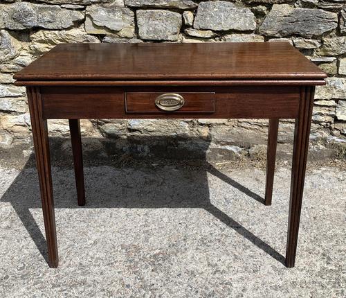 Antique Georgian Mahogany Fold Over Tea Table (1 of 27)