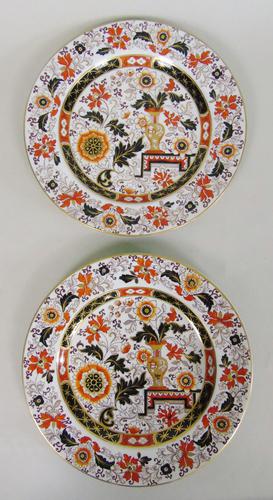 Decorative Pair of 19th Century Ironstone Plates G L Ashworth (1 of 6)