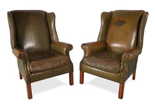 Leather Wingbacks (1 of 5)