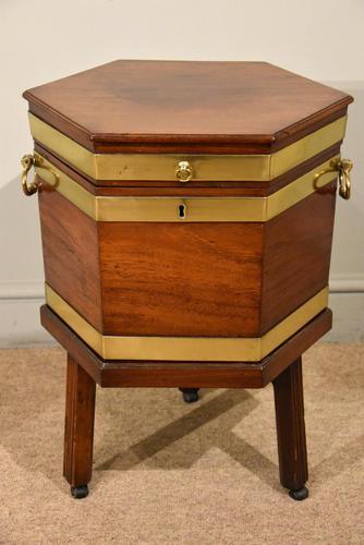 George III Octagonal Wine Cooler on Stand (1 of 6)