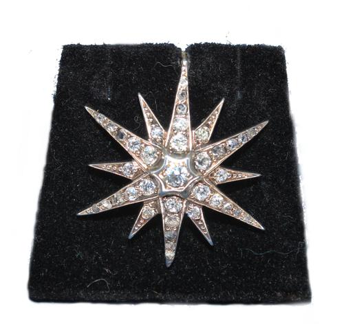 Diamond Star Pendant Set with Old Cut Diamonds (1 of 6) Diamond Star Pendant Set with Old Cut Diamonds (1 of 6)