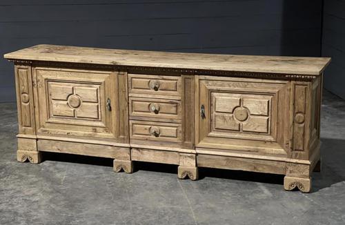 Large French Bleached Oak French Sideboard (1 of 24)