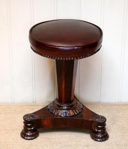 William IV Rosewood Piano Stool (1 of 9) William IV Rosewood Piano Stool (1 of 9)