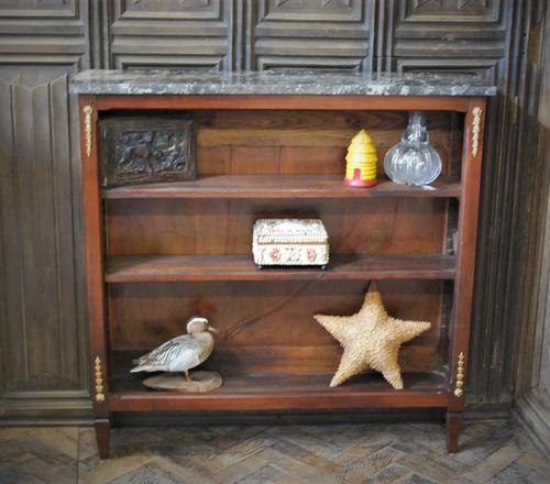Antique Mahogany French Open Shelves (1 of 6) Antique Mahogany French Open Shelves (1 of 6)