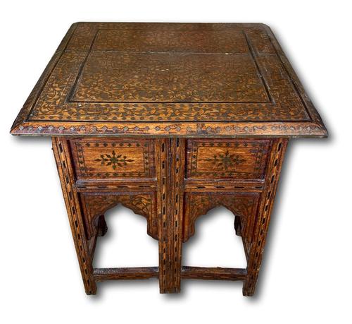 19th Century Brass Inlaid Hoshiarpur Table (1 of 7) 19th Century Brass Inlaid Hoshiarpur Table (1 of 7)