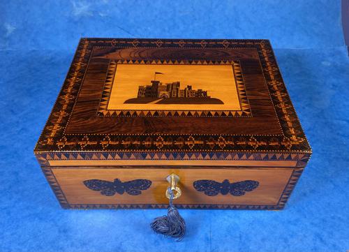 William IV Early Mosaic Tunbridge Ware Table Box (1 of 20)