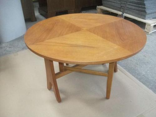 Tilt Top Teak Folding Coffee Table (1 of 3)