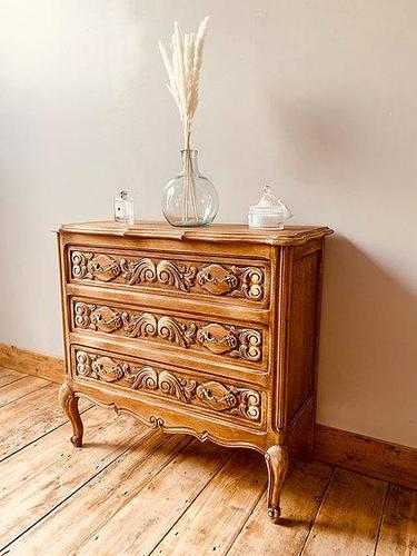 French Antique Style Small Chest of Drawers (1 of 4)