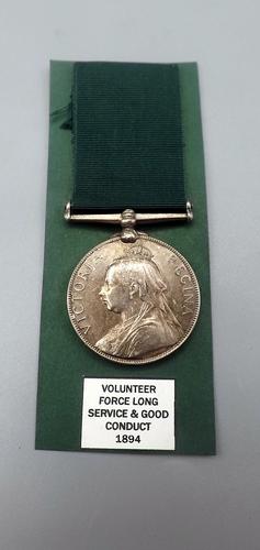 Victorian Volunteer Force - Long Service & Good Conduct Medal c.1894 (1 of 6)