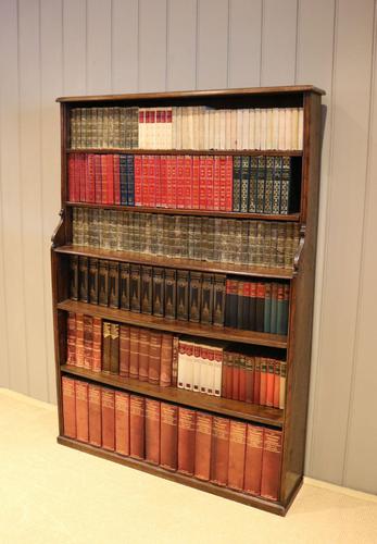 Victorian Solid Oak Waterfall Bookcase (1 of 12) Victorian Solid Oak Waterfall Bookcase (1 of 12)