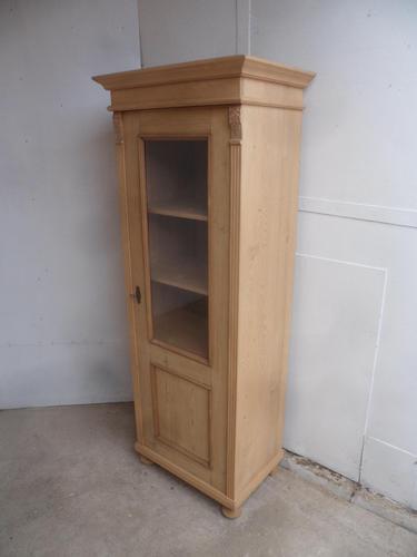 Antique Pine 1 Door Bathroom Towel Storage Cupboard to wax/ paint (1 of 10)