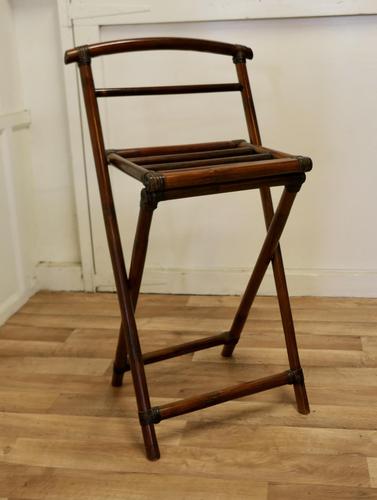 A Folding Bamboo Luggage Rack (1 of 7) A Folding Bamboo Luggage Rack (1 of 7)