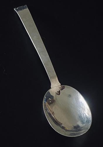 Arts & Crafts Sterling Silver Trefid Spoon - George Edward Hunt - Chester 1948 (1 of 7)