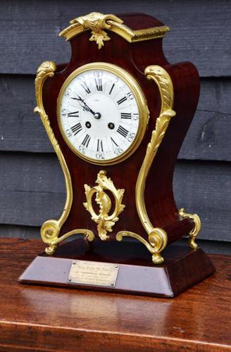 Late 19th Century Mahogany & Ormolu French Mantel Clock (1 of 7) Late 19th Century Mahogany & Ormolu French Mantel Clock (1 of 7)