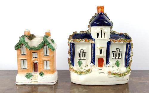 Two 19th Century Staffordshire Houses (1 of 3) Two 19th Century Staffordshire Houses (1 of 3)