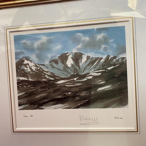 HRH Prince Charles signed Limited Edition Artists Proof Print titled "Lochnagar" with fitted case and certificate of Authenticity (1 of 14) HRH Prince Charles signed Limited Edition Artists Proof Print titled "Lochnagar" with fitted case and certificate of Authenticity (1 of 14)