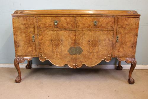 Antique Quality Burr Walnut Sideboard / Server (1 of 14)