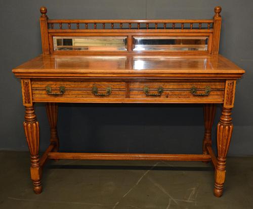 Victorian Oak Hall Table (1 of 4)