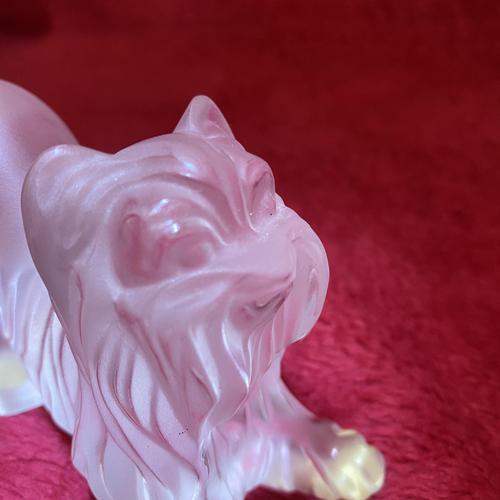 Lalique Yorkshire Terrier sculpture modelled in clear & frosted glass (1 of 8)