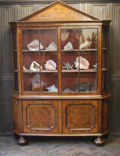 Dutch Marquetry Display Cabinet (1 of 11) Dutch Marquetry Display Cabinet (1 of 11)