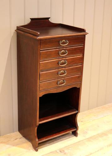 Walnut Finish Music Cabinet (1 of 10) Walnut Finish Music Cabinet (1 of 10)