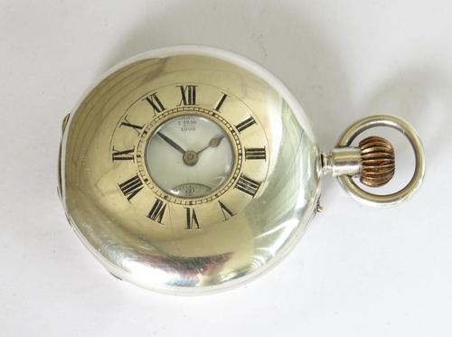 Antique Silver English Half Hunter Pocket Watch (1 of 5) Antique Silver English Half Hunter Pocket Watch (1 of 5)