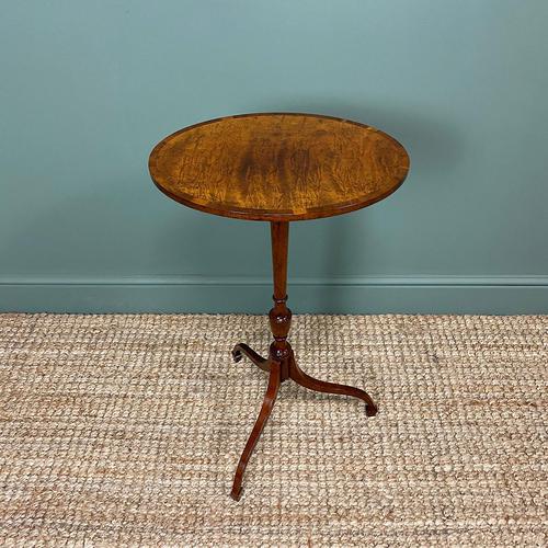 Elegant Sycamore and Yew Antique Wine Table (1 of 6)