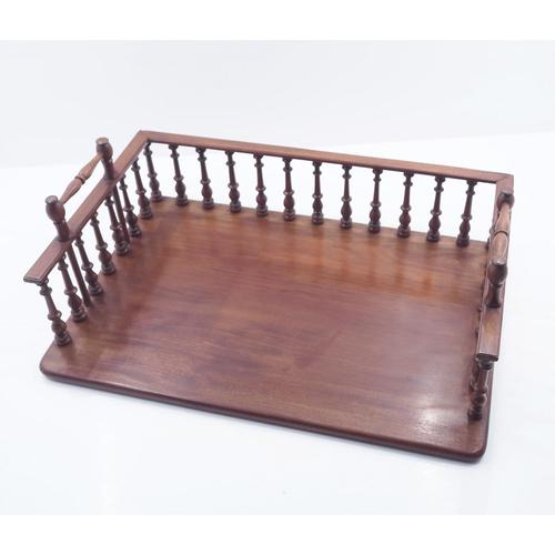 Large Georgian Mahogany Book Tray (1 of 8) Large Georgian Mahogany Book Tray (1 of 8)