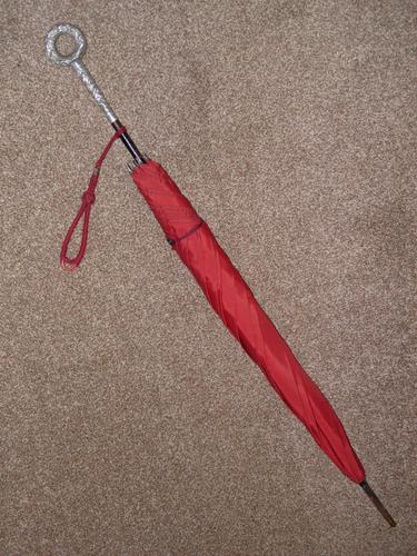 Vintage Continental Silver Animal Themed Loop Handled Umbrella With Red Nylon Canopy (1 of 24) Vintage Continental Silver Animal Themed Loop Handled Umbrella With Red Nylon Canopy (1 of 24)