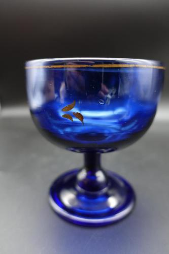 Late 18th Century Bristol Blue Sugar Bowl (1 of 4) Late 18th Century Bristol Blue Sugar Bowl (1 of 4)