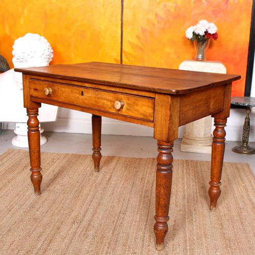 Desk Writing Table Victorian Pine (1 of 9)