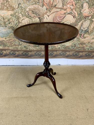 Small Georgian Mahogany Tilt Top Lamp Table (1 of 6)