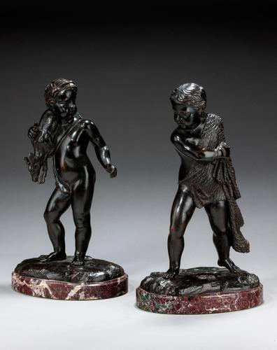 Pair of Mid-19th Century Italian Bronze Figures (1 of 5) Pair of Mid-19th Century Italian Bronze Figures (1 of 5)