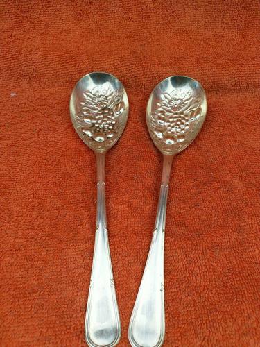 Silver Plate EPNS Berry Serving Spoons c.1940 (1 of 7)