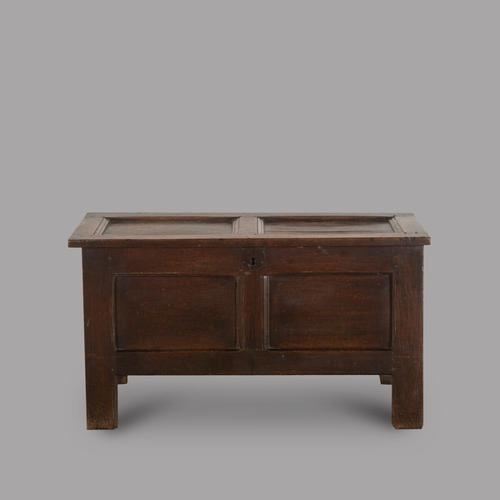 Early 18th Century Rustic Panelled Footed Oak Coffer (1 of 3) Early 18th Century Rustic Panelled Footed Oak Coffer (1 of 3)