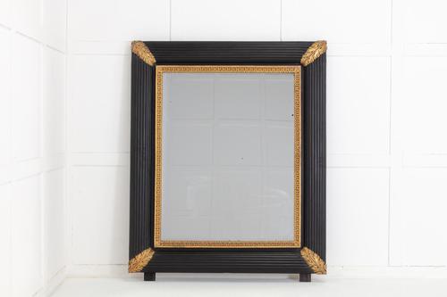 Large 19th Century Italian Ebonised & Gilded Mirror (1 of 4)