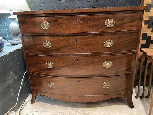 Regency Bow Front Chest of Drawers (1 of 8) Regency Bow Front Chest of Drawers (1 of 8)