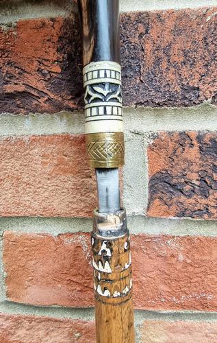 Antique Indian Gadget Stick Walking Stick (1 of 7) Antique Indian Gadget Stick Walking Stick (1 of 7)