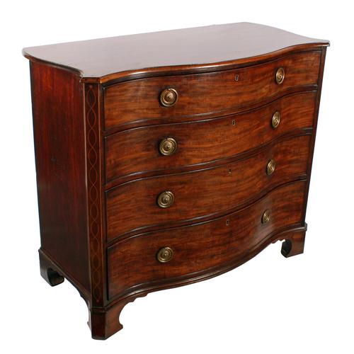 Scottish Mahogany Serpentine Chest (1 of 8) Scottish Mahogany Serpentine Chest (1 of 8)