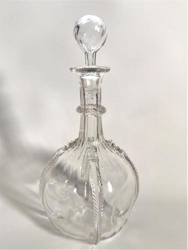 A gorgeous late Victorian wrythen decanter (1 of 4) A gorgeous late Victorian wrythen decanter (1 of 4)