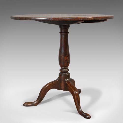 Antique Circular Table, English, Oak, Folding, Side, Occasional, Georgian, 1780 (1 of 9) Antique Circular Table, English, Oak, Folding, Side, Occasional, Georgian, 1780 (1 of 9)