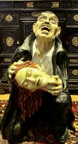 Huge Old Fairground Dracula Sculpture Ghost Train Figure (1 of 9) Huge Old Fairground Dracula Sculpture Ghost Train Figure (1 of 9)