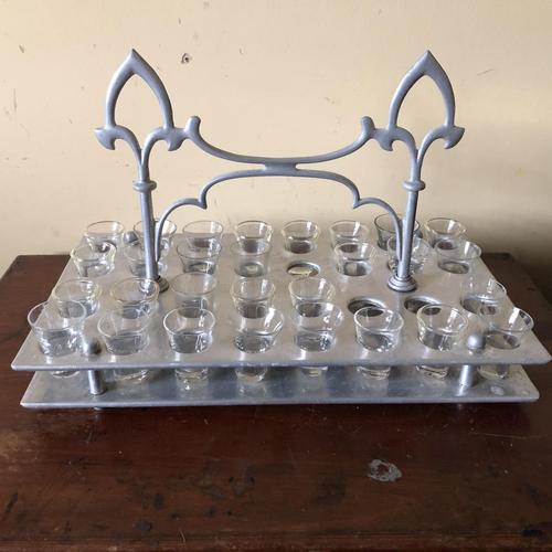 Original Antique Chapel Communion Tray - Ecclesiastical - Penzance Interest Dated 1915 (1 of 7)