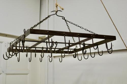 Blacksmith Made Iron Game Hanger, Kitchen Utensil or Pot Hanger (1 of 6)