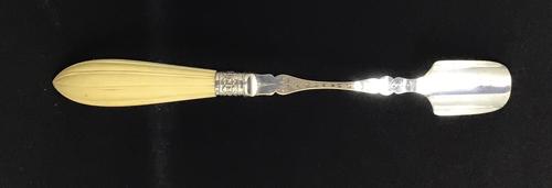 Georgian Silver Plated & Bone Handle Stilton / Cheese Scoop (1 of 5) Georgian Silver Plated & Bone Handle Stilton / Cheese Scoop (1 of 5)