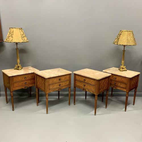 Set of 4 French Marble Top Side Tables (1 of 11)