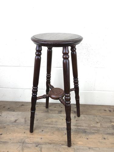 Late Victorian Stained Pine Jardiniere Plant Stand (1 of 7) Late Victorian Stained Pine Jardiniere Plant Stand (1 of 7)
